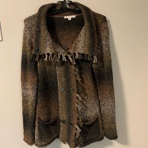 CAbi Frontier Fringe Cardigan
